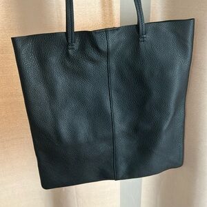 Banana Republic Leather flat tote